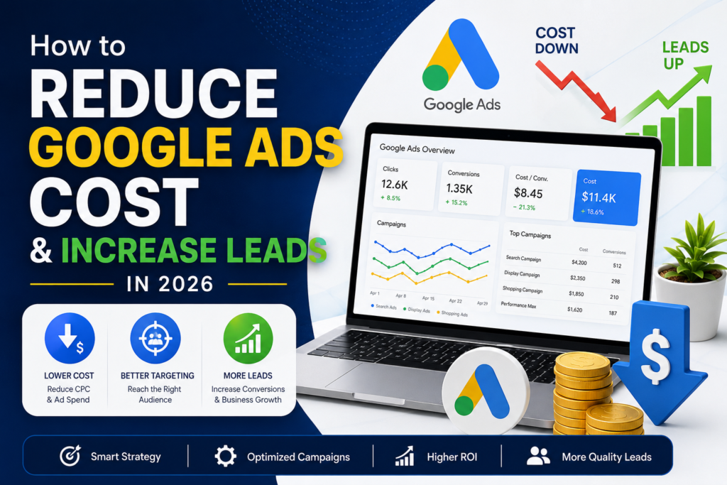 How to Reduce Google Ads Cost and Increase Leads reduce google ads cost